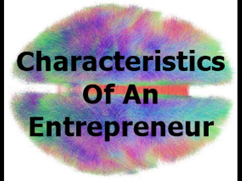 SUCCESSFUL ENTREPRENEURS HAVE THE FOLLOWING CHARACTERISITCS